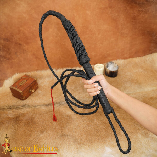 Genuine Leather Bullwhip 240 cm - Image 7