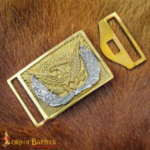 American Civil War Union Officer’s Pure Brass Belt Buckle