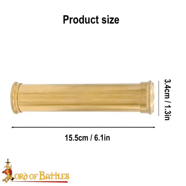 Pure Brass Kaleidoscope Handmade Functional Gift Accessory - Image 3