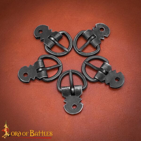 Dark Ages Armor Tough Steel Buckle Set of 5