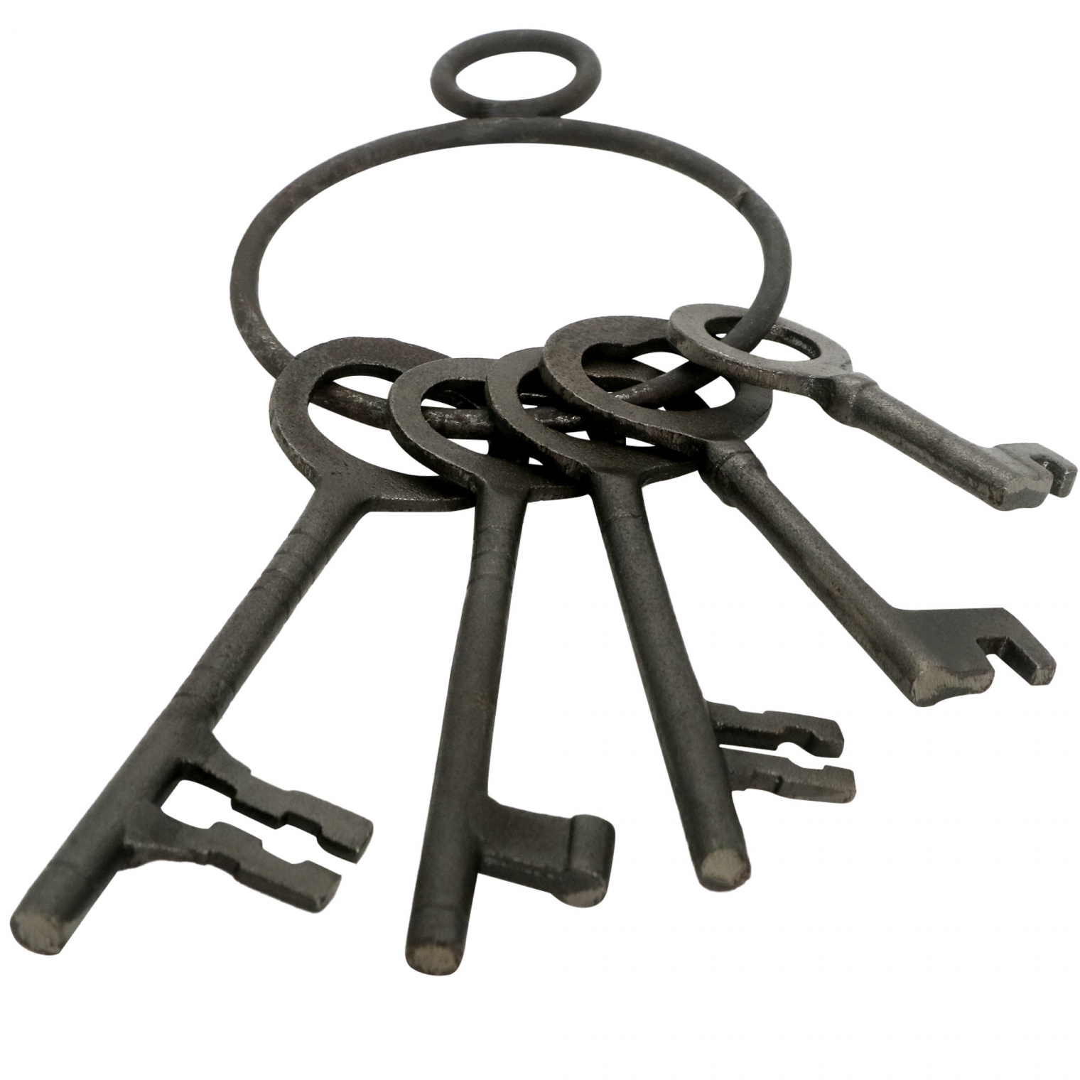 Medieval Dungeon Decorative Key Set of 5 Hand Forged Iron - Medieval ...