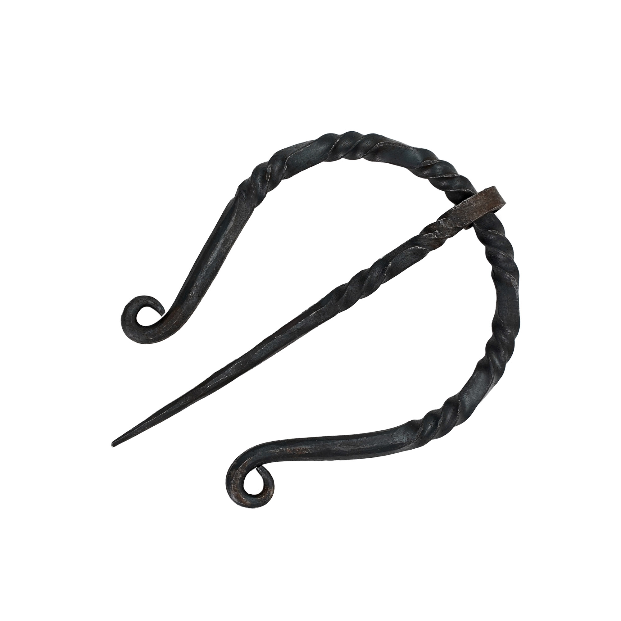 Hand Forged Fibula Sturdy Cloak Brooch for a Touch of Elegance