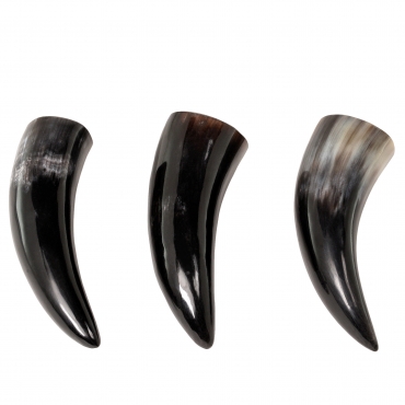 Viking Shot Horns Set - Handcrafted Genuine Ox Horn - Lord of Battles