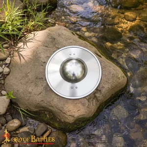 Buckler Shield - Hand-Forged Medieval Steel Combat Shield