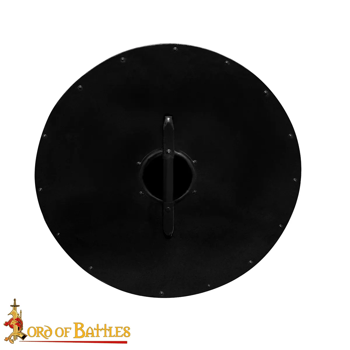 Viking Wooden Dichromatic Combat Shield with Steel Umbo – 30" Handcrafted Norse Round Shield Viking Wooden Dichromatic Combat Shield with Steel Umbo – 30" Handcrafted Norse Round Shield - Image 5