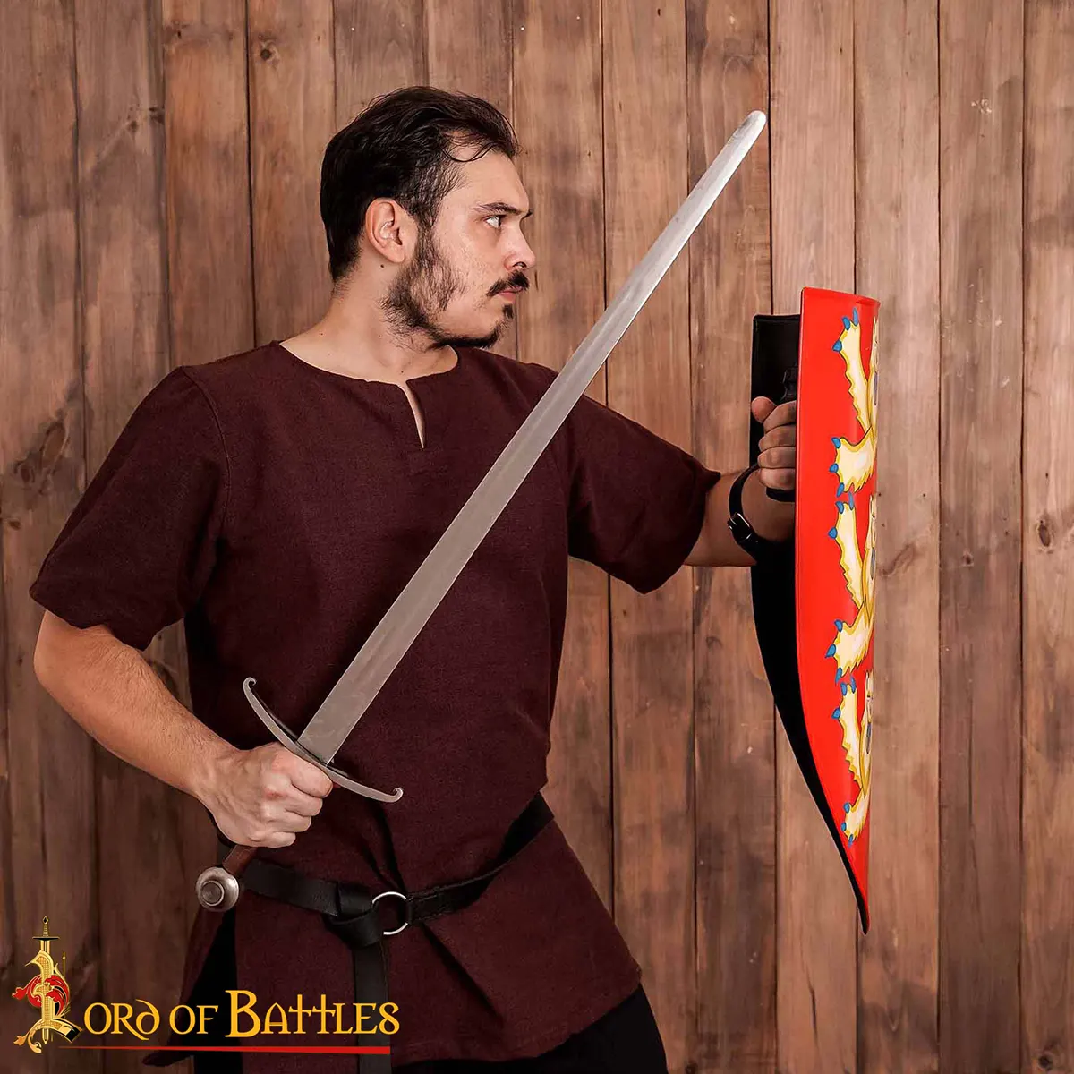 King Richard The Lionheart Decorative Steel Shield Royal Coat of Arms King Richard The Lionheart Decorative Steel Shield Royal Coat of Arms - Image 6