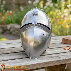 14th Century Hounskull Bascinet Helmet