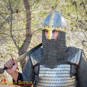 10th century Viking Varangian Rus Slav Gnezdovo Helmet 16 gauge