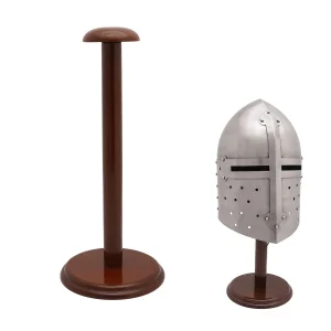 medieval helmet stand