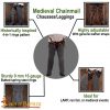 Round Ring Chainmail Leggings Chausses Hoses, Butted, ID 9 mm, Natural