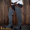 Round Ring Chainmail Leggings Chausses Hoses, Butted, ID 9 mm, Natural