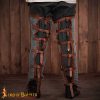 Round Ring Chainmail Leggings Chausses Hoses, Butted, ID 9 mm, Natural