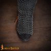 Round Ring Chainmail Leggings Chausses Hoses, Butted, ID 9 mm, Natural