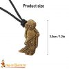 Valkyrie Viking Antique Brass Pendant with Adjustable Genuine Leather Cord