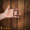 Valkyrie Viking Antique Brass Pendant with Adjustable Genuine Leather Cord
