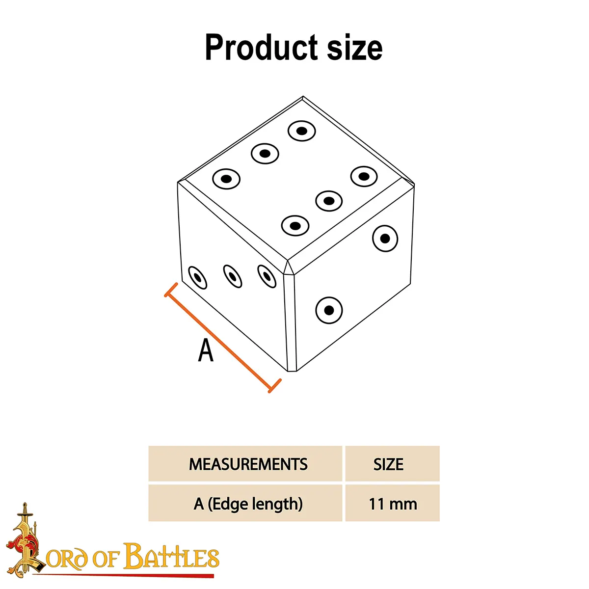 Roman Bone Dice - Tesserae Dice with Spiral Pips Roman Bone Dice - Tesserae Dice with Spiral Pips - Image 3