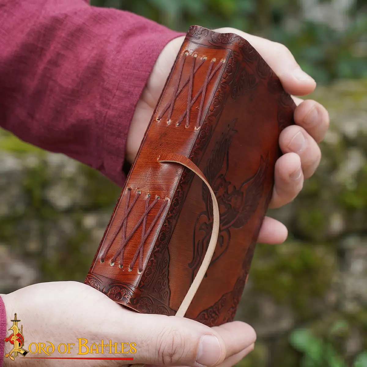 Medieval Journal with Celtic Winged Heart Handcrafted Genuine Leather Diary Notes Medieval Journal with Celtic Winged Heart Handcrafted Genuine Leather Diary Notes - Image 6