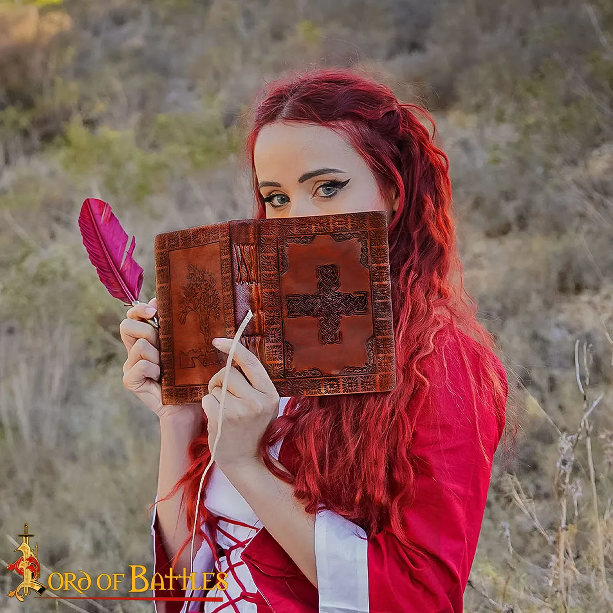 Genuine Leather Celtic Cross and Tree Of Life Journal Genuine Leather Celtic Cross and Tree Of Life Journal - Image 2