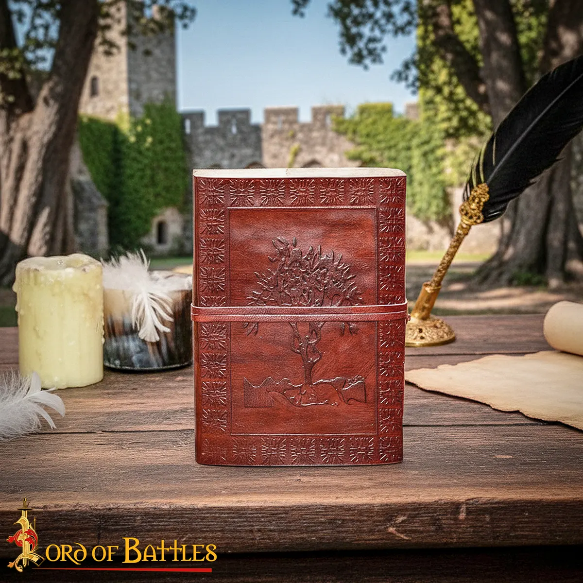 Genuine Leather Celtic Cross and Tree Of Life Journal Genuine Leather Celtic Cross and Tree Of Life Journal - Image 5
