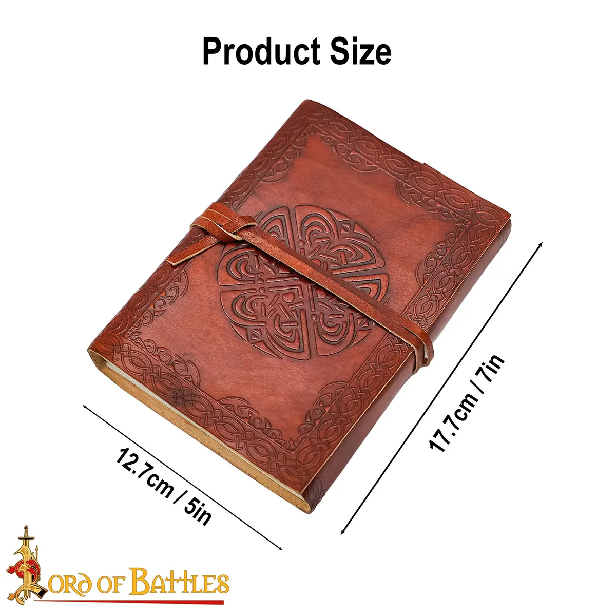 Embossed Fantasy Journal Handcrafted Genuine Leather Diary Notes Embossed Fantasy Journal Handcrafted Genuine Leather Diary Notes - Image 3