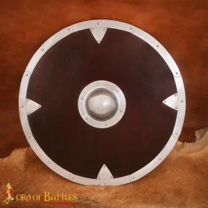 Viking Wooden Combat Shield Functional for Historical Re-enactments