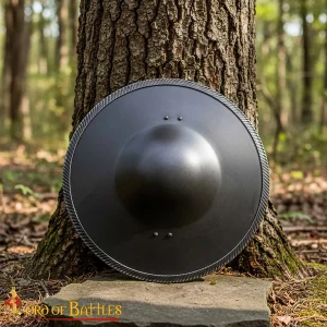 Fencing Buckler Shield - Medieval Blackened Small Shield