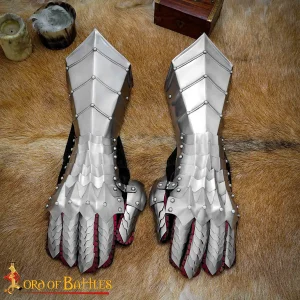 Gothic Knight Steel Gauntlets
