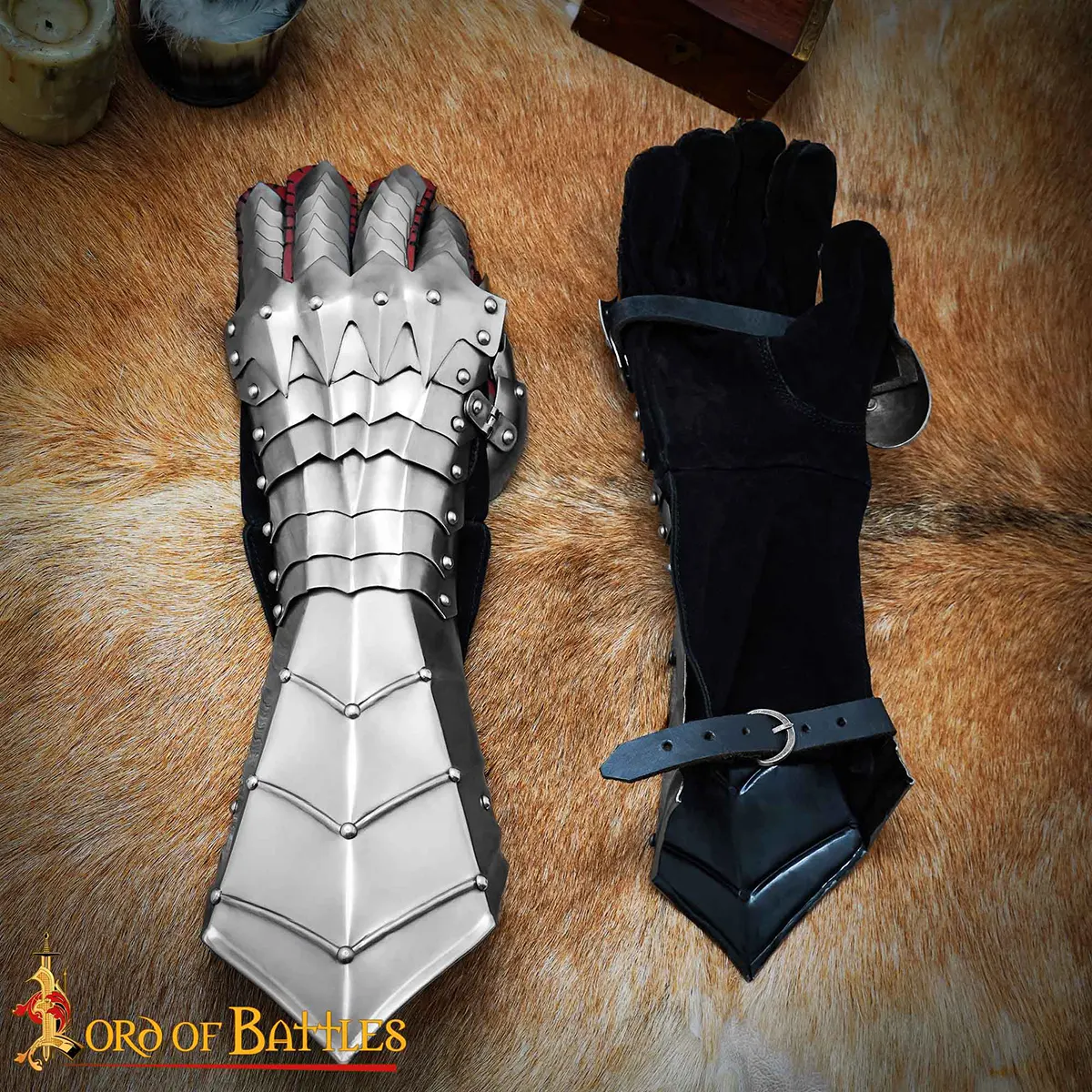 Gothic Knight Steel Gauntlets Gothic Knight Steel Gauntlets - Image 5