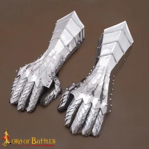 Gothic Knight Steel Gauntlets