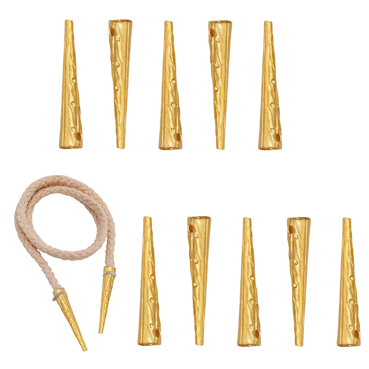 Brass aiglets