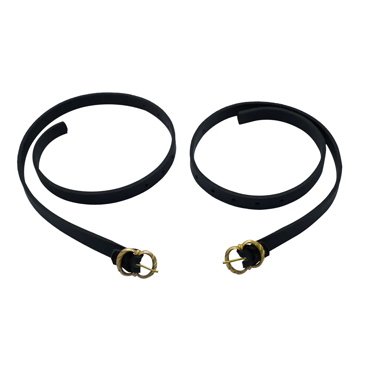 Medieval Leather Garter with Brass Buckle Medieval Leather Garter with Brass Buckle - Image 5