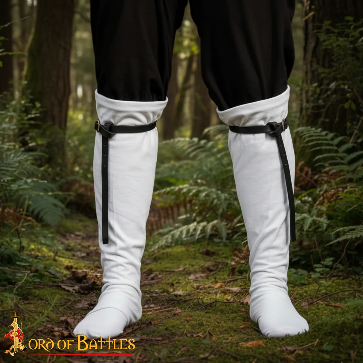 Medieval Leather Garter with Brass Buckle Medieval Leather Garter with Brass Buckle - Image 6