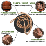 ✨ Historic Balearic Roman Greek Sling Handcrafted Braided Jute