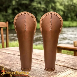 Medieval Leather Bracers