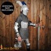 Late Medieval Full Visor Bascinet Helmet 14 gauge