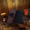 Padded Mitten Gloves Handcrafted Canvas Cotton Quilted Protection