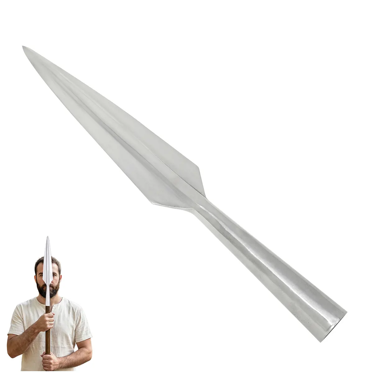 Hand Forged Spear Head - Image 4