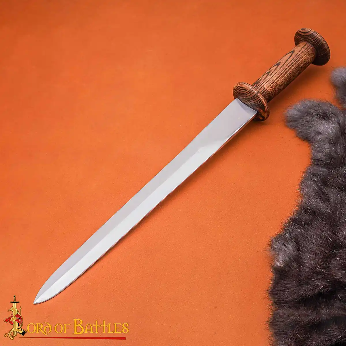 Medieval Rondell Dagger With Genuine Leather Scabbard Medieval Rondell Dagger With Genuine Leather Scabbard - Image 8