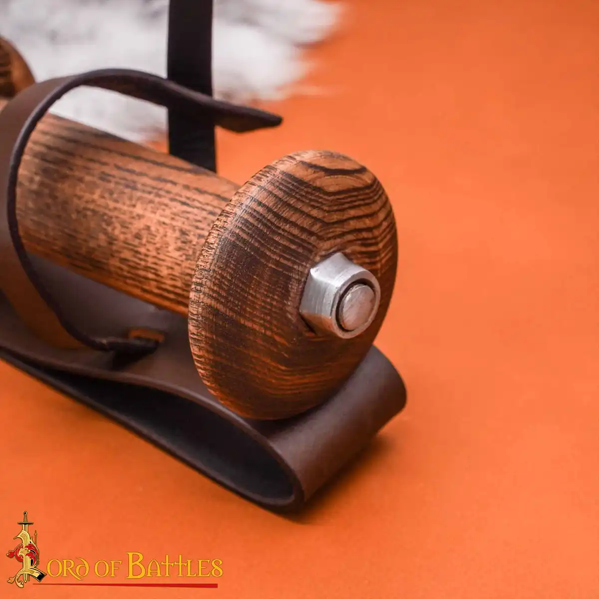 Medieval Rondell Dagger With Genuine Leather Scabbard Medieval Rondell Dagger With Genuine Leather Scabbard - Image 5