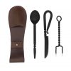 Rustic Cutlery Set Stainless Steel Functional Camp Gear