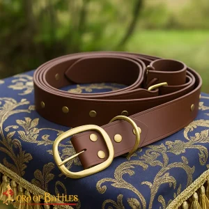 Medieval Double Wrap Belt - Handcrafted Sword Belt
