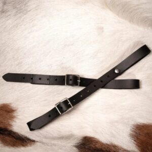 Medieval Sword Hanging Paired Belts Crafted from Genuine Leather