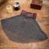 Round Ring Medieval Chainmail Aventail, Butted, ID 9 mm, Spring Steel