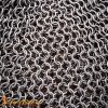 Round Ring Medieval Chainmail Aventail, Butted, ID 9 mm, Spring Steel
