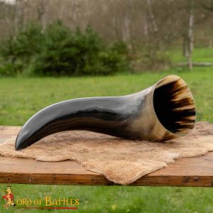 Medieval Viking Large Drinking Horn Handcrafted Genuine Ox Horn