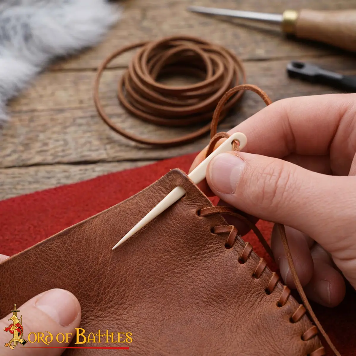 Viking Bone Needle – Embroidery Tool, Handcrafted Ox Bone Sewing Needles for Historical Crafts & Nålebinding Viking Bone Needle – Embroidery Tool, Handcrafted Ox Bone Sewing Needles for Historical Crafts & Nålebinding - Image 7