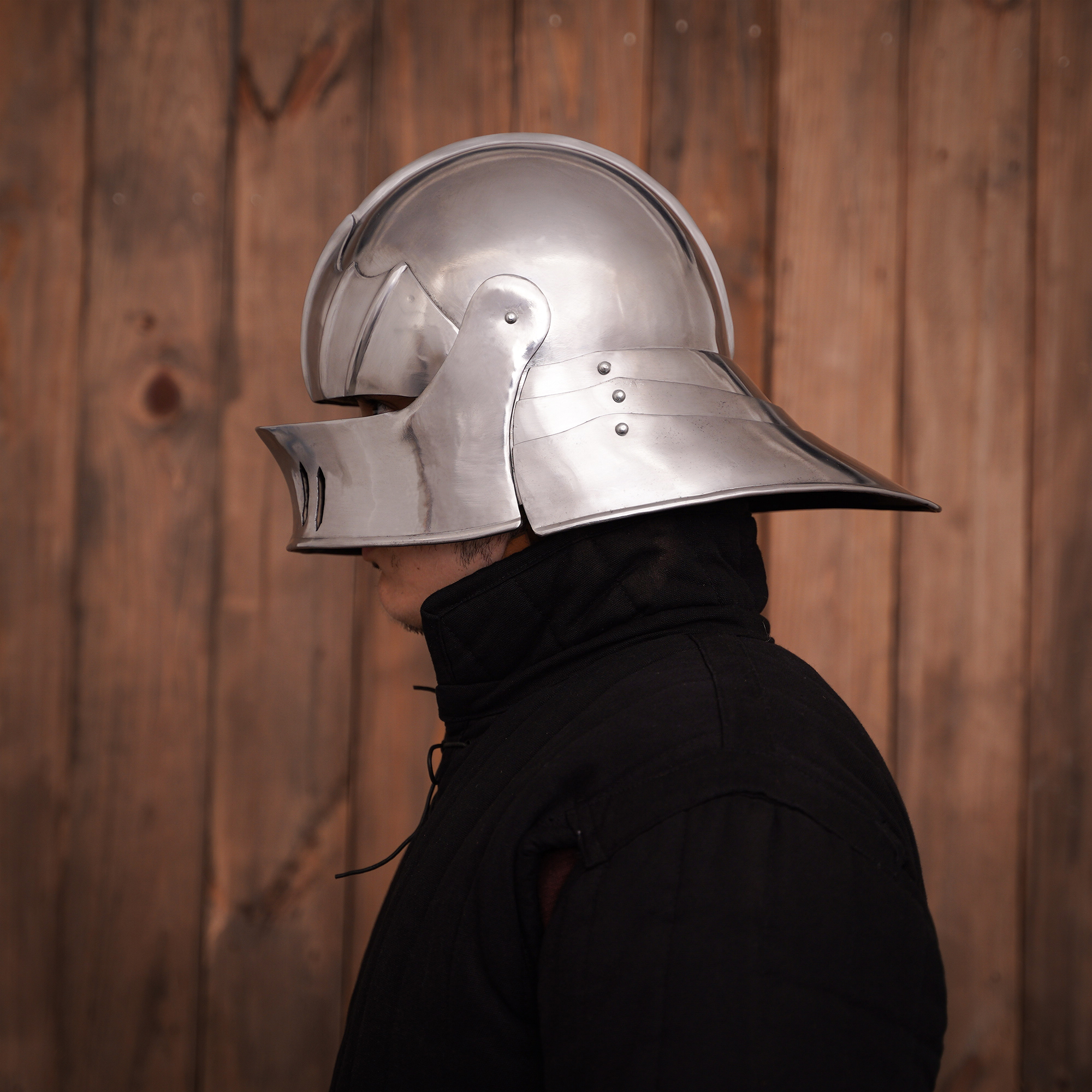 sværd Takke ustabil 15th Century German Sallet Steel Helmet with Padded Liner 16 gauge – Lord  of Battles