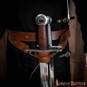 Medieval Leather Sword Hanging Leather Belt