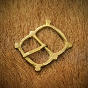 Plain Pure Solid Brass Buckle Set of 5