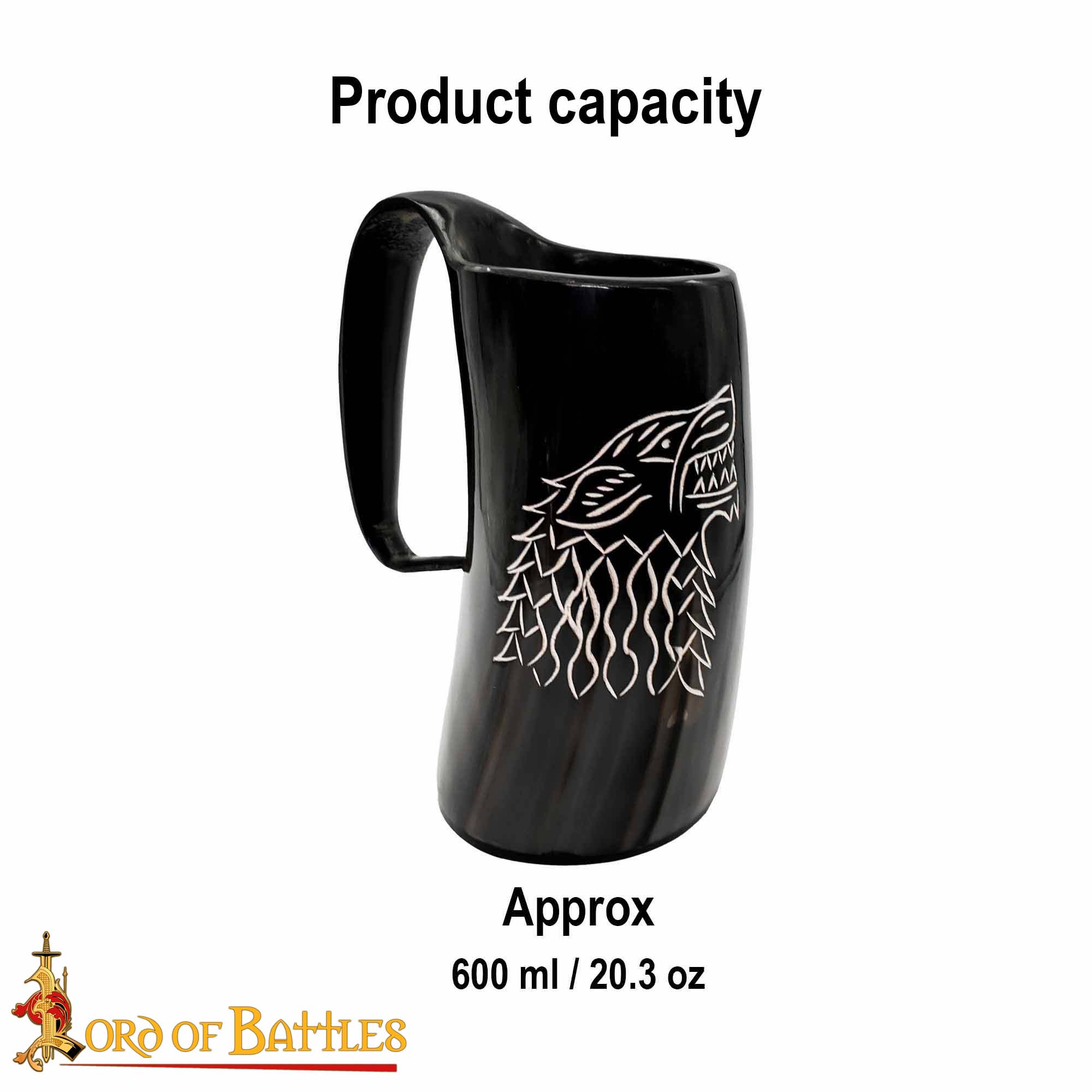 Medieval Viking Horn Tankard Beer Mug Medieval Viking Horn Tankard Beer Mug - Image 3